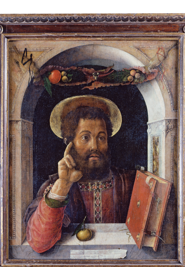 Andrea Mantegna - St. Mark the Evangelist, 1448 <br>Städel Museum, Frankfurt am Main