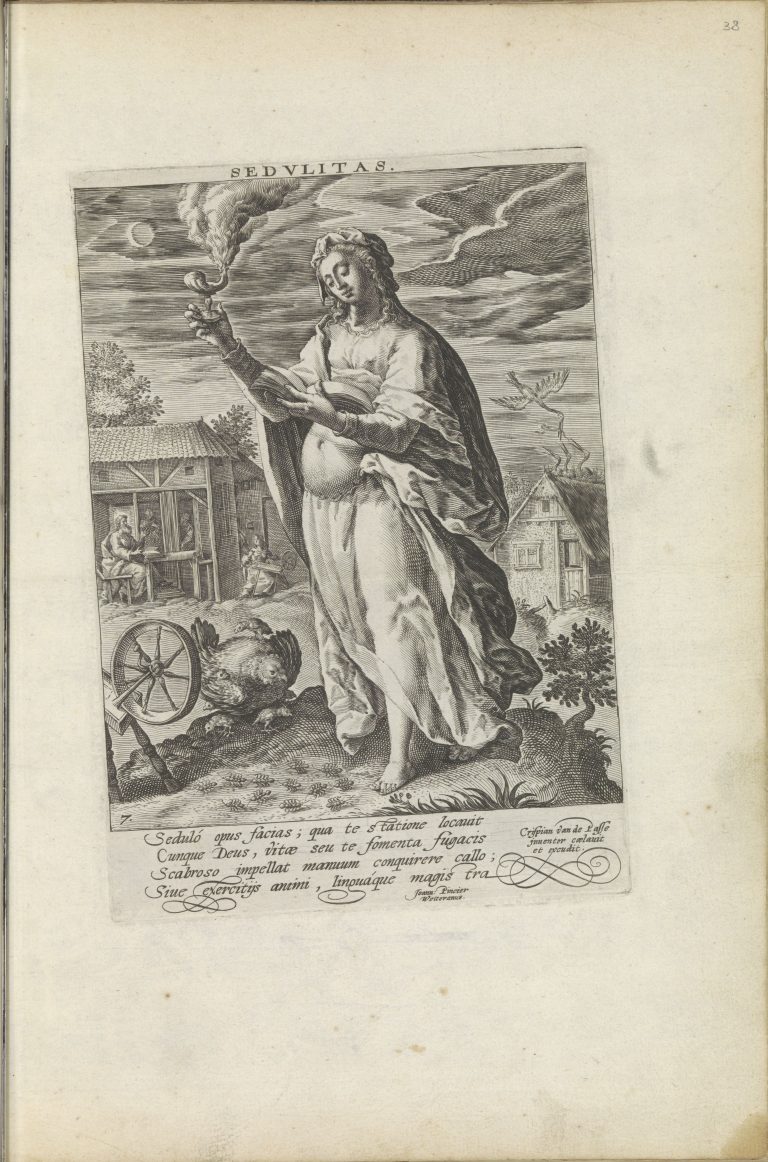 Crispijn van de Passe (I), Sedulity, 1589 - 1611 <br>Rijksmuseum, Amsterdam, http://hdl.handle.net/10934/RM0001.COLLECT.420485