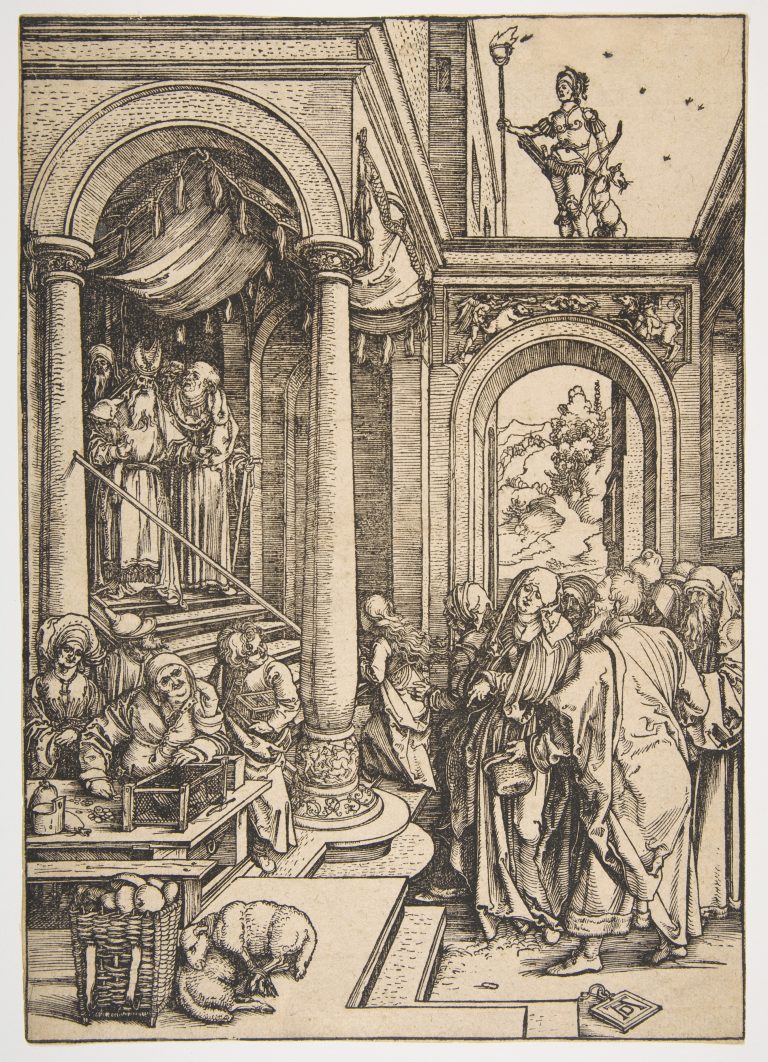 Albrecht Dürer, The Presentation of The Virgin in the Temple, from
