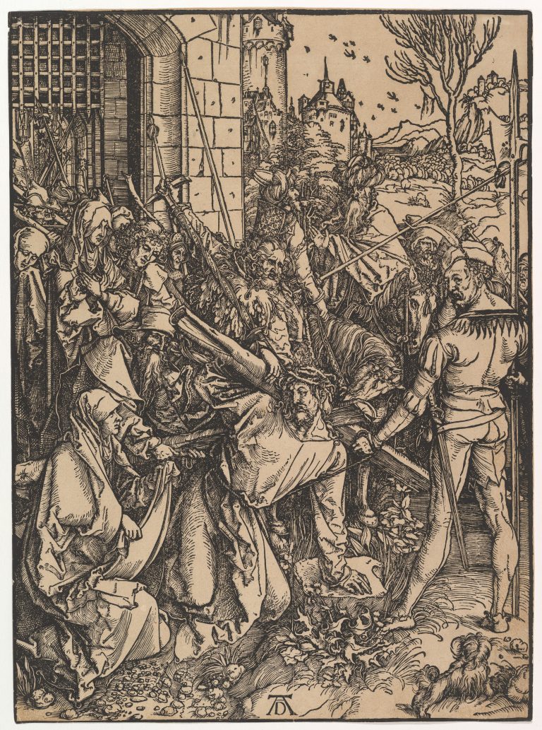 Albrecht Dürer, Christ Carrying the Cross, from The Large Passion ca. 1498 <br>The Metropolitan Museum of Art, New York, www.metmuseum.org