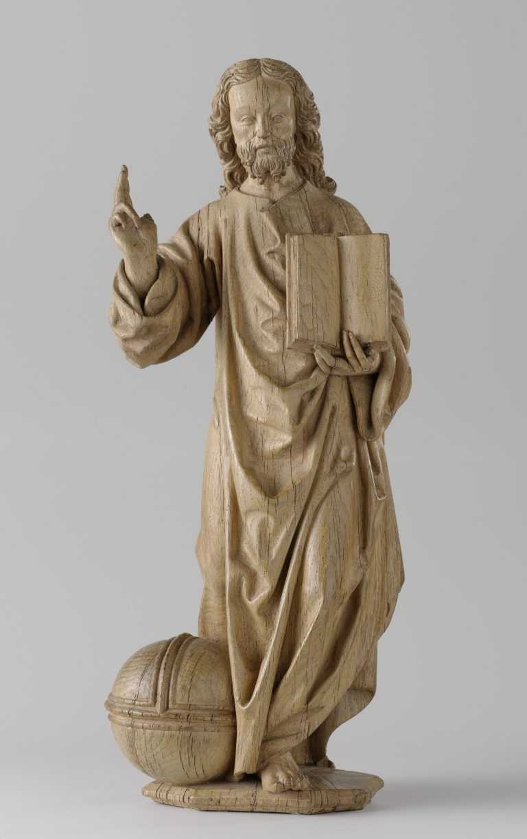 Master of the Utrecht Stone Woman's Head (ascribed to), Christus as Salvator Mundi, ca. 1520 - ca. 1530 <br>Rijksmuseum, Amsterdam, http://hdl.handle.net/10934/RM0001.COLLECT.24303