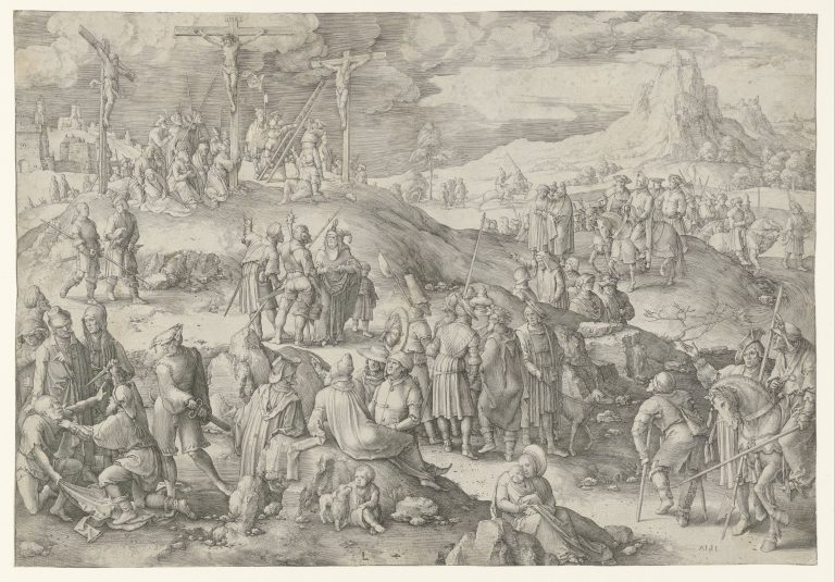 Lucas van Leyden - Golgotha, 1517 <br>Rijksmuseum Amsterdam, http://hdl.handle.net/10934/RM0001.COLLECT.34057